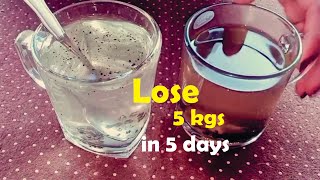 How To Lose Stubborn Belly Fat - Magical Fat Cutter Drink To Lose Weight Fast - 5 Kgs - Kalonji Tea