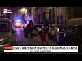 collapsed building in marseille france traps eight people