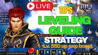 MU MONARCH SEA - Leveling Guide for Beginners and Tips for lv. 550 exp boost #mu #mumonarch