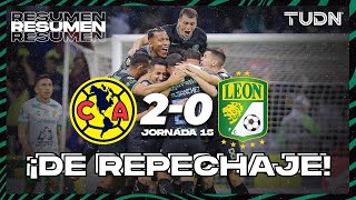 Resumen y goles | América 2-0 León | Grita México C22 - J15 | TUDN