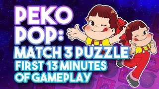 PEKO POP: MATCH 3 PUZZLE - FIRST 13 MINUTES OF GAMEPLAY | Android IOS | New Mobile Game