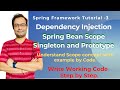 Spring Bean Scope | Singleton | Prototype | Eclipse Coding Step by Step with easy example | DI