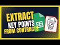 How to Convert Contracts PDF to Structured Data in Google Sheets with AI