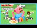 Aku Dan Adik Spupuku Mencuri Makanan Piggy Di Game Roblox Hungry Pig