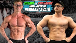 PRASÁCKÝ vs ZDRAVÝ JÍDELNÍČEK NA EFEKTIVNÍ NABÍRÁNÍ SVALŮ #3