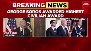 Biden Awards Presidential Medal of Freedom to 19, Including Controversial George Soros | US News