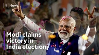 India Election: Modi wins but BJP shocked by loss of majority