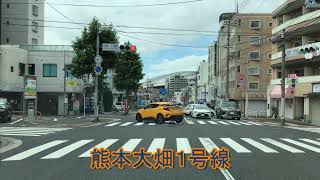 北九州市小倉南区津田～route10～264～湯川赤坂線～熊本大畑１号線～265～３～小文字通り