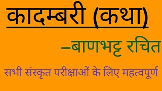 कादंबरी कथा । Kadambari katha । कवि बाणभट्ट l संस्कृत साहित्य l sanskrit_sahitya l #संस्कृत_वर्धनम्