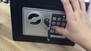 17EF how to open it and set the password