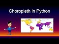 How to plot geographic location in Python | Choropleth map