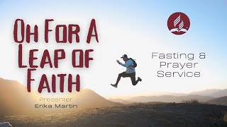 Oh for a Leap of Faith | Sister Erika Martin | Prayer @ Sunrise | Thur. February 27, 2025  | 5 AM