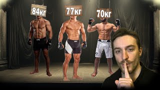 Почему ты никогда не будешь весить 100кг, или топ формы бойцов UFC