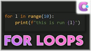 Python For Loop Tutorial (with range function) | CodeMiner