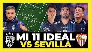 Mi Alineación de IDV vs Sevilla Copa Desafío de Clubes 2023🏆