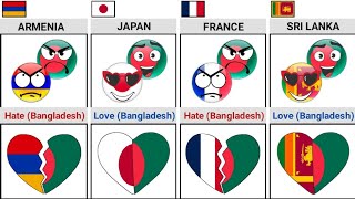 Who Do Bangladesh Love or Hate [Countryballs] | Times Universe