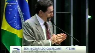 Índices da pesquisa sobre confiabilidade da população nas instituições preocupa Mozarildo Cavalcanti