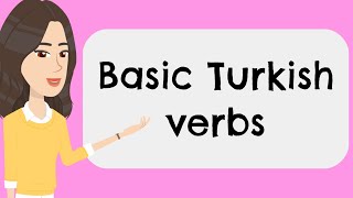 Basic Turkish VERBS/ Present continuous form/Şimdiki zaman/ Basic Turkish/A1/