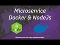 Learning - Service with 4 endpoints with NodeJs in Docker Container