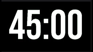 45 Minute Timer - 2700 Seconds Countdown
