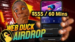 Web3 Duck Airdrop Withdrawal:  This Airdrop Paid Me $55.00 in 60 Minutes Instantly