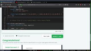 Python - Validating Email Addresses With a Filter | #Hackerrank Python [Medium]