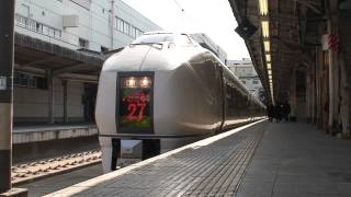 スーパーひたち651系フル編成乗客乗車から発車/Super Hitachi Ltd. Exp./2013.02.28