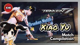 [ Tekken 7 ] Xiao Yu Match Compilation - Drunken Match with Lei