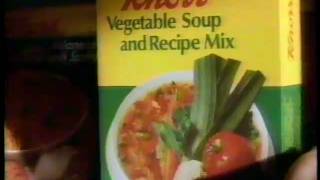 1989 Knorr soup mix ad