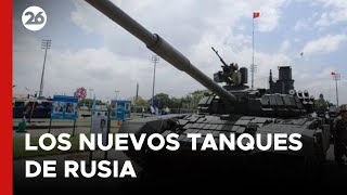 Los nuevos tanques que recibieron las tropas rusas para la guerra