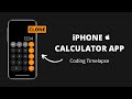 iPhone Calculator App Clone Using HTML, CSS and JS | *** TIMELAPSE ***