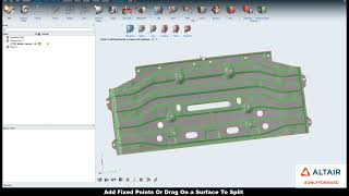 HyperWorks 2021: Geometry Editing, Split Interactive