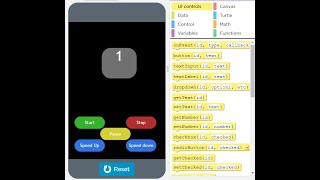 How to make Stopwatch on App Lab in Code org