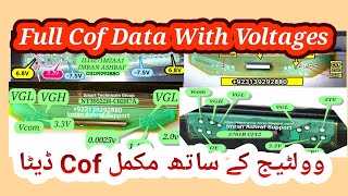 COF DATA With Voltages