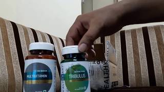 Unboxing of HealthKart Tribulus (Gokshura) and HealthKart MultiVitamin