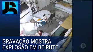 Flagrante: família grava susto e destruição com explosão no porto de Beirute, no Líbano