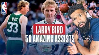 LARRY BIRD 50 AMAZING Assists 😳 | Video Reaction