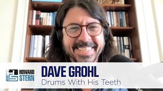 Dave Grohl Demonstrates How He Drums With His Teeth