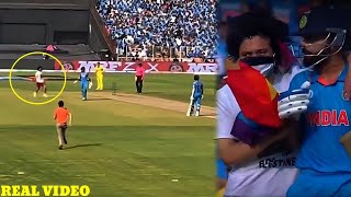 Palestine Supporter Invades Pitch To Meet Virat Kohli in India vs Australia match #worldcupfinal