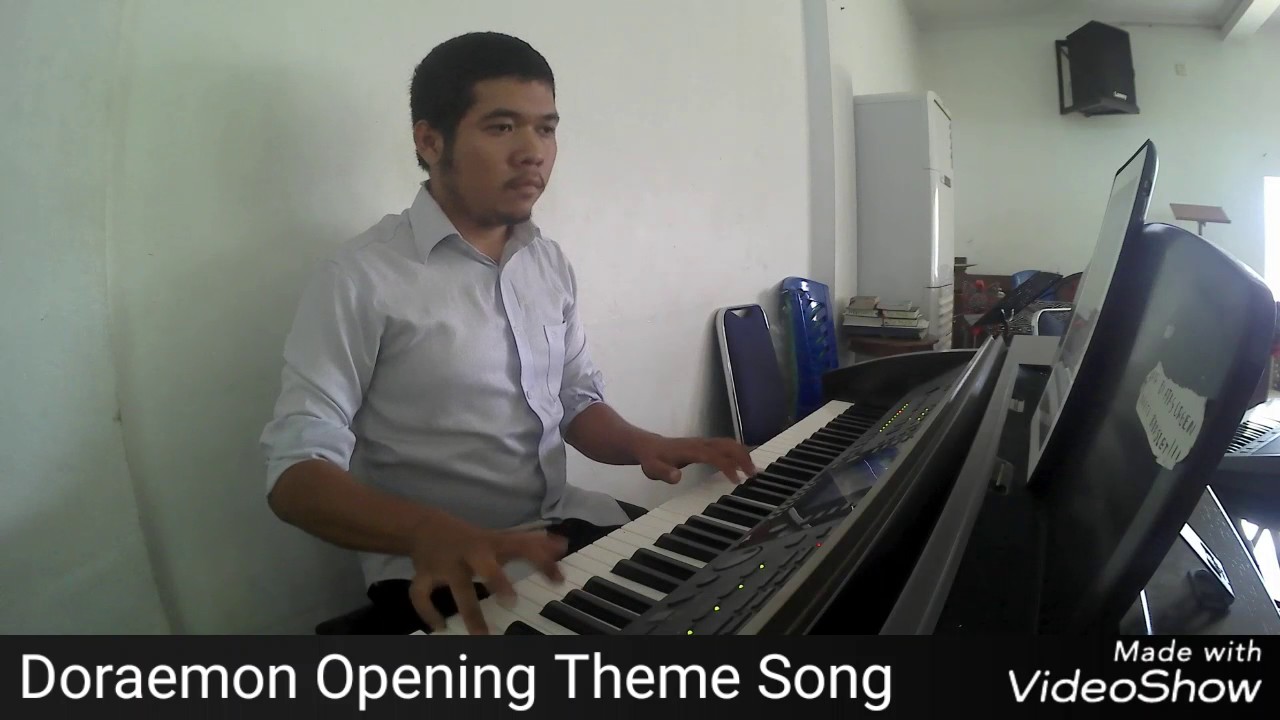 Doraemon Opening Theme Song Piano Guitar Cover Youtube Music