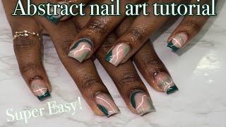 How to: Beginner friendly abstract nail art tutorial | NAILZ ON NAILZ