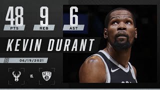 ⚫ Kevin Durant’s 48 PTS not enough for Nets in Game 7 vs. Bucks ⚪