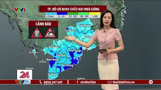 Dự báo thời tiết 11h30 - 19/05/2023 | TP. Hồ Chí Minh chiều nay mưa giông | VTVWDB