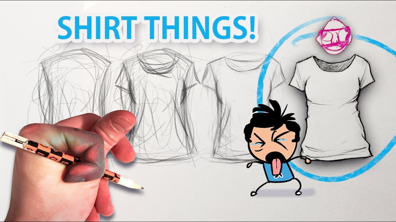 Can’t Draw Clothes? Watch This 👌(wrinkles, Folds, Creases) - YouTube