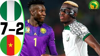 Nigeria vs Cameroon 7-2 - All Goals and Highlights - 2024 🤯 ONANA