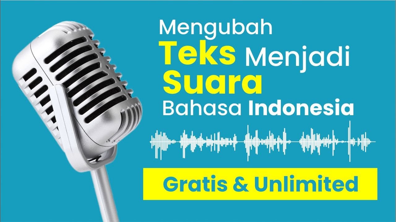 Merubah Teks Menjadi Suara Bahasa Indonesia - YouTube