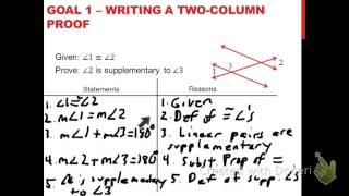 More Two-Column Proofs