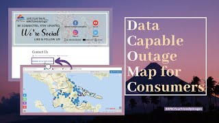 Data Capable Outage Map for Customers (DCOMC)