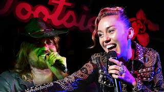 Miley Cyrus And Billy Ray Cyrus “achy Breaky Heart” Spotify Fans First Live Duet In Nashville Tn 2017
