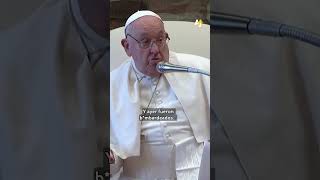 El Papa Francisco condena ataques a niños de Gaza #shorts